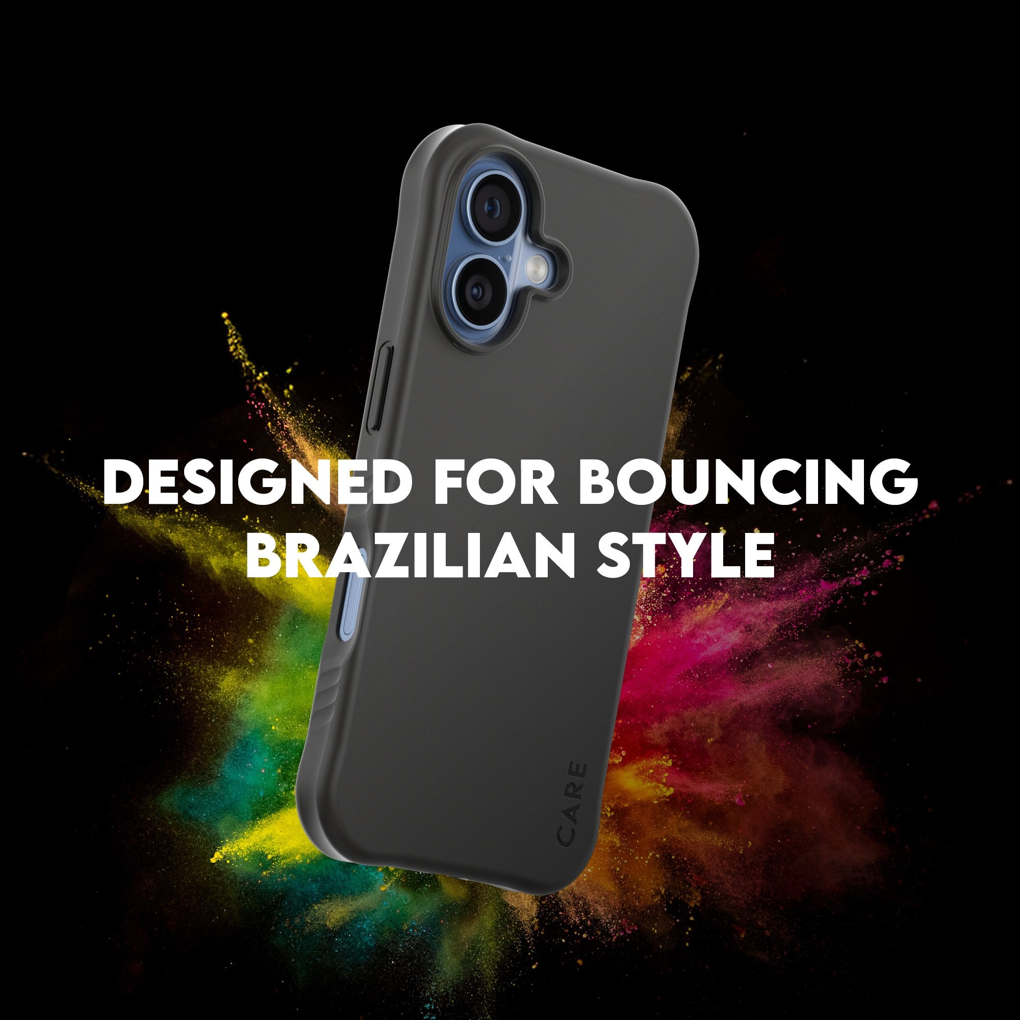 CARE™ by PanzerGlass® Samba Case Black w. MagSafe iPhone 17